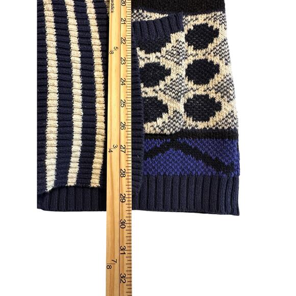 Lucky Brand Long Knit Cardigan XS/S – Southwestern Geometric Pattern Boho Indie - Picture 6 of 9